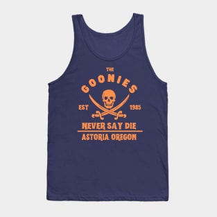 The Goonies Never Say Die gold Tank Top